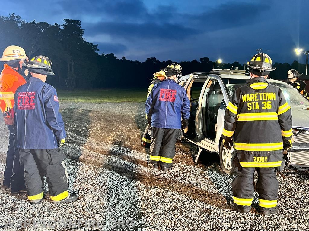 Department trains with new Extrication Tools - Waretown Volunteer Fire Co.